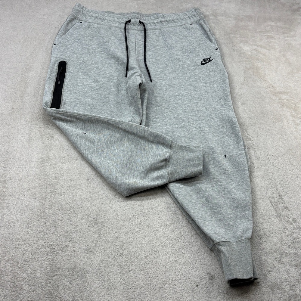 Nike Tech Fleece Joggers Mens XL Gray Tapered Sweatpants CU4495-063 Streetwear